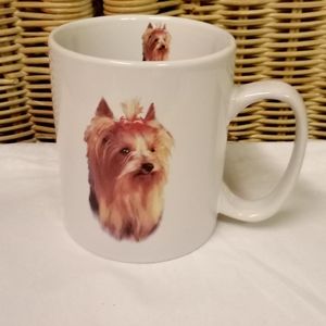 Yorkie Terrier Mug 16oz Ceramic White Large